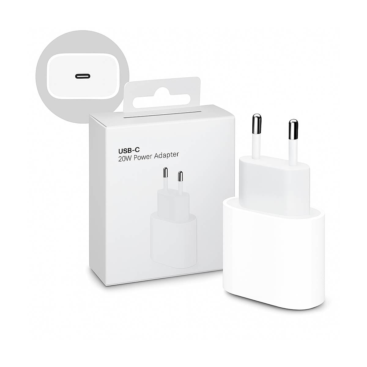 Cargador Pared Puntotech Store Usb-C 20W Genérico Para iPhone