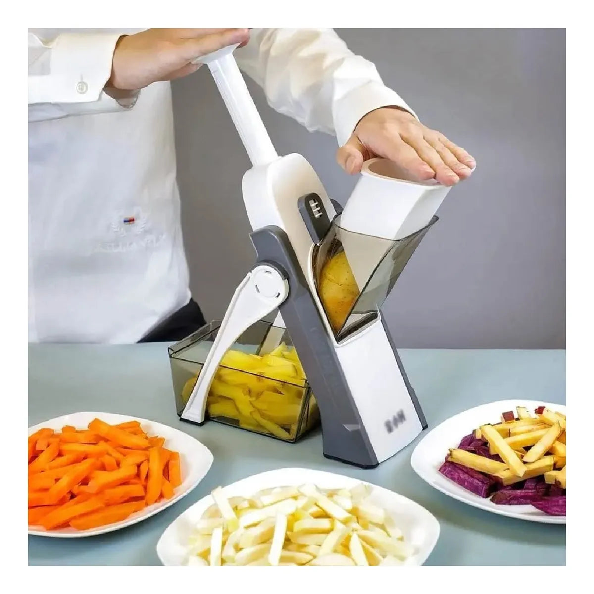 Nueva Rebanadora Cortador De Vegetales Papas Fritas Julianas