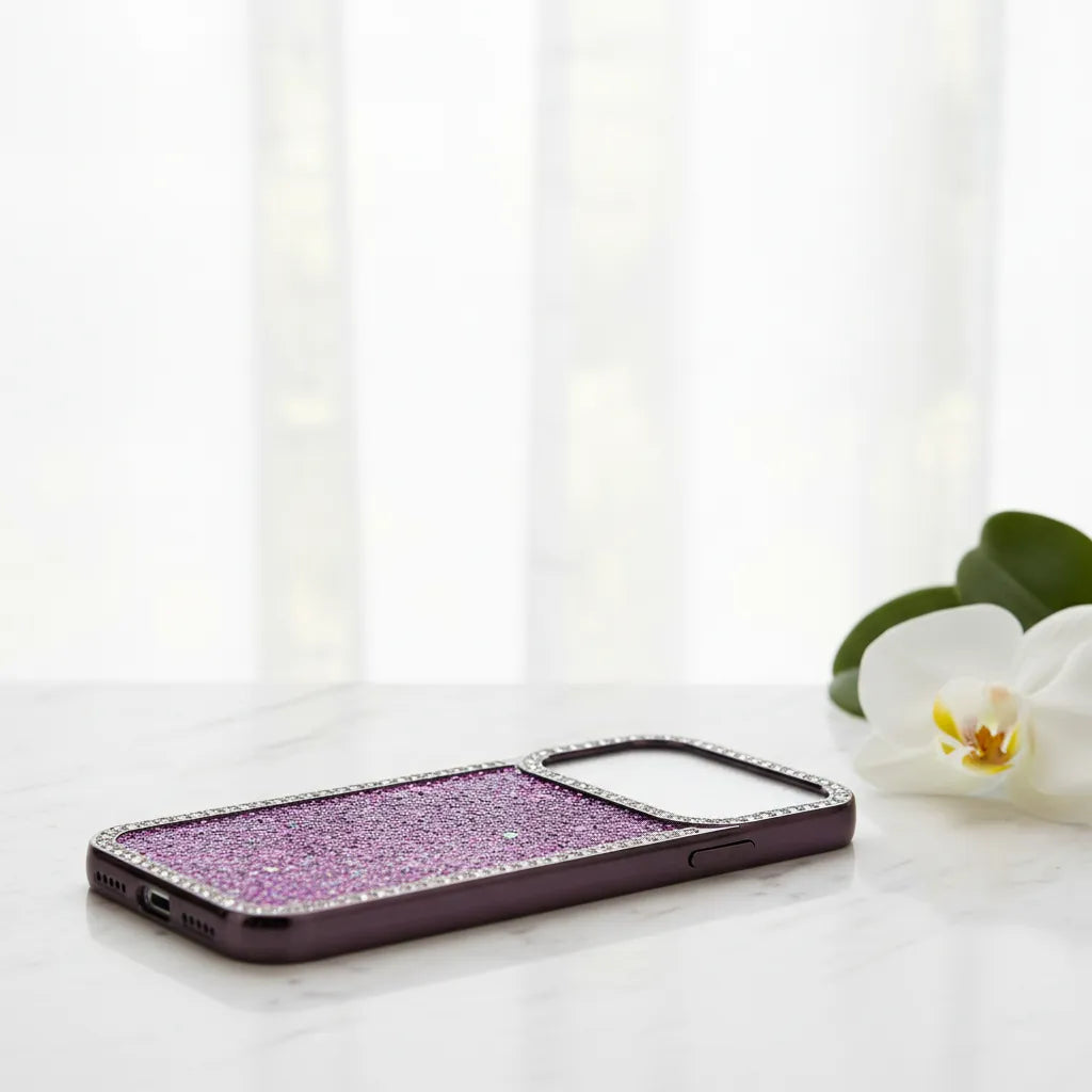 Protector Case Glitter Con Diamantes Para iPhone 17 Pro Max