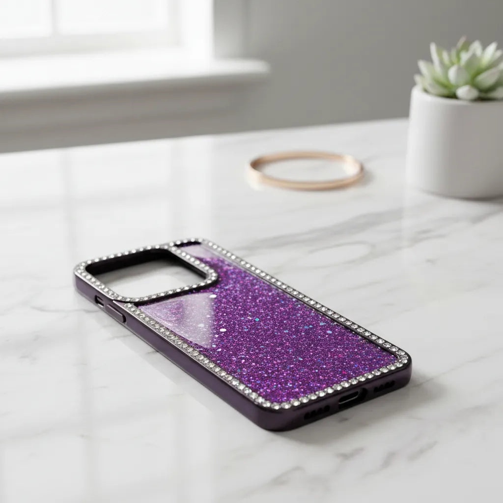 Protector Case Glitter Diamantes P/ Xiaomi Redmi Note 14 5g