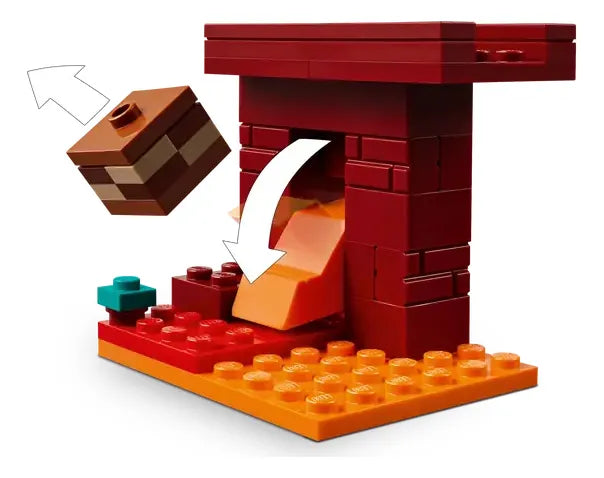 Lego Minecraft La Batalla De Lava Del Inframundo 21266