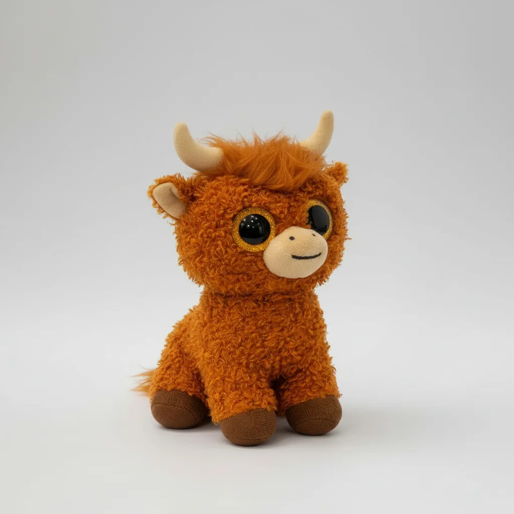 Peluche Beanie Boos Regular Alfie Vaca Cafe 15cm