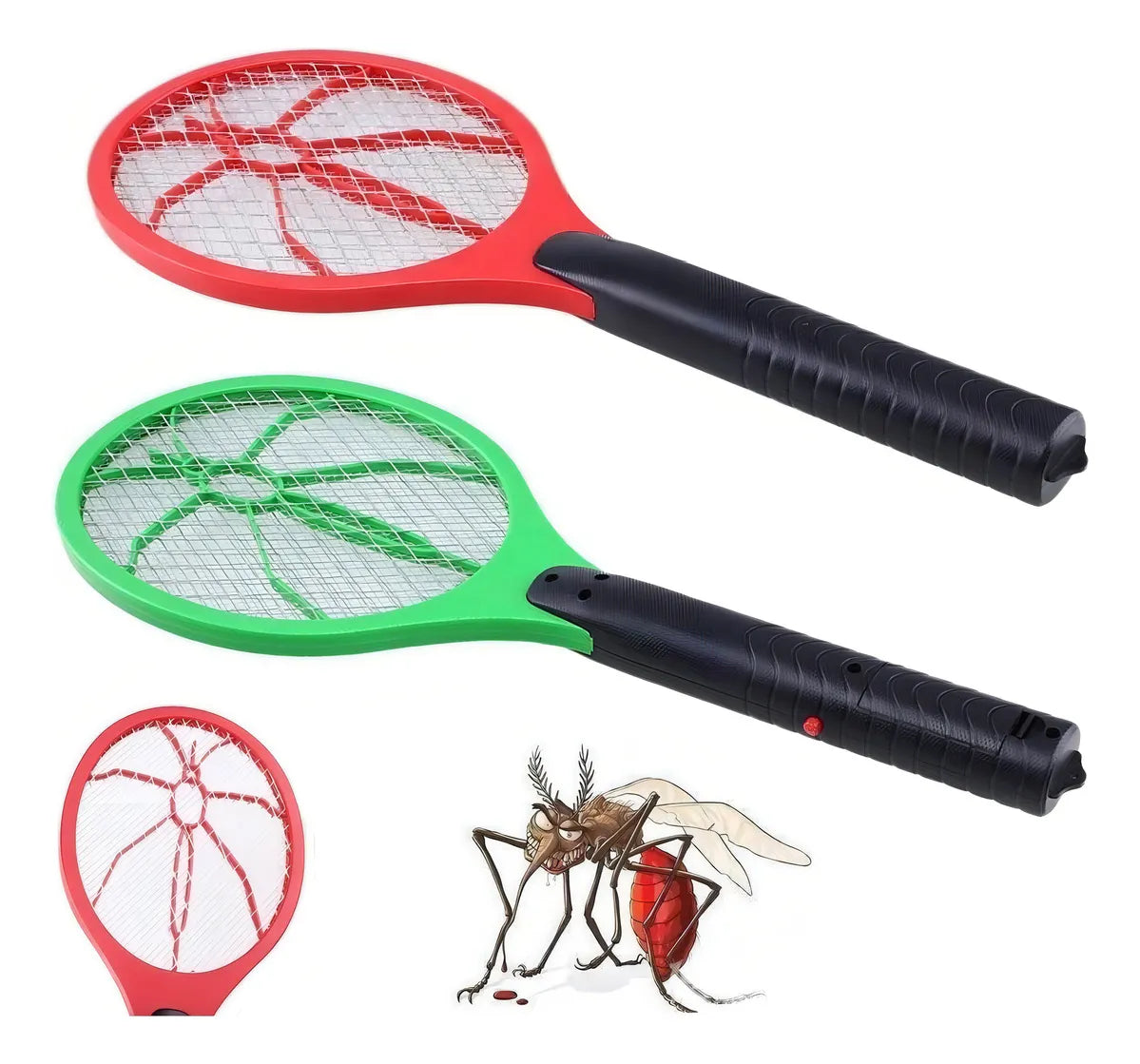 Raqueta Eléctrica Mata Zancudos, Moscas, Insectos Polillas Aleatorio