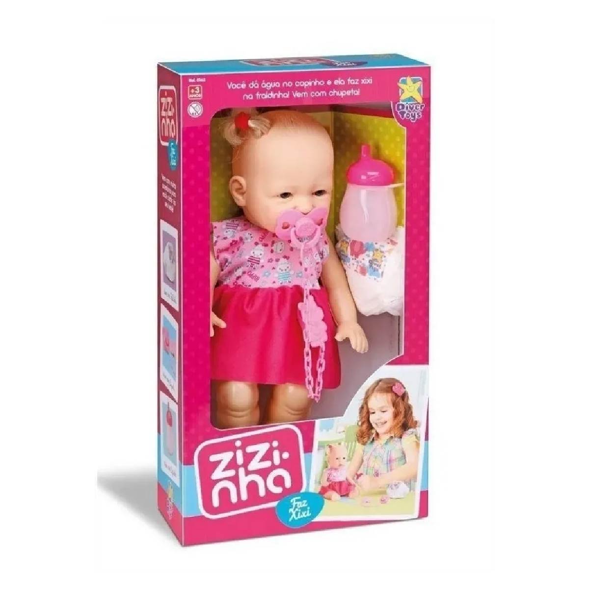 Bebote Bebe Zizinha Con Accesorios Toma Agua Y Hace Pis