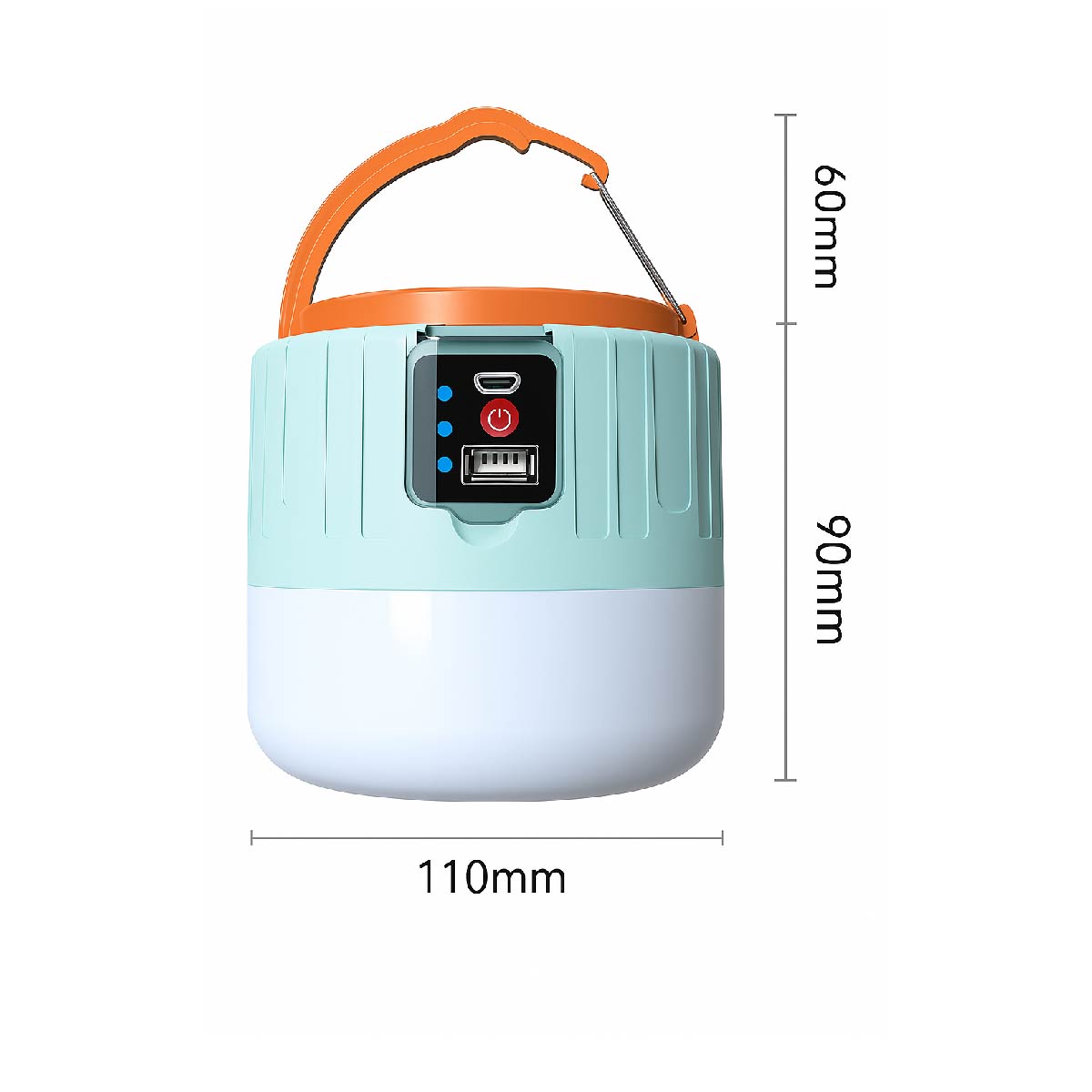 Lampara Para Camping Luz Led Solar E Impermeable De Carga