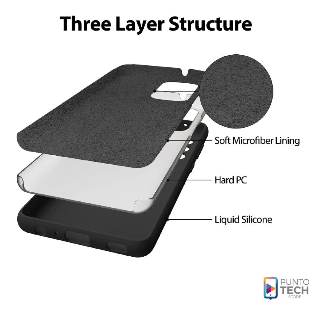 Funda Protectora De Silicona Para Samsung S22