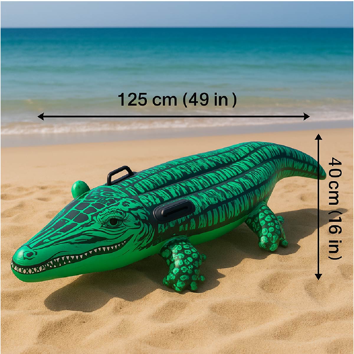 Cocodrilo Inflable Para Piscinas Y Playa Flotador