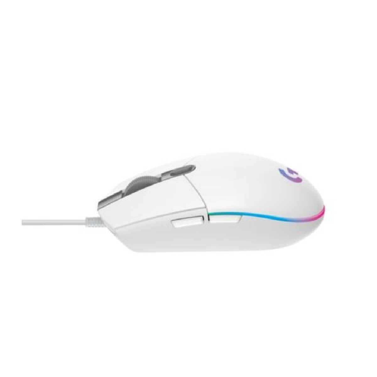 Mouse Gamer Logitech G203 Lightsync – Blanco