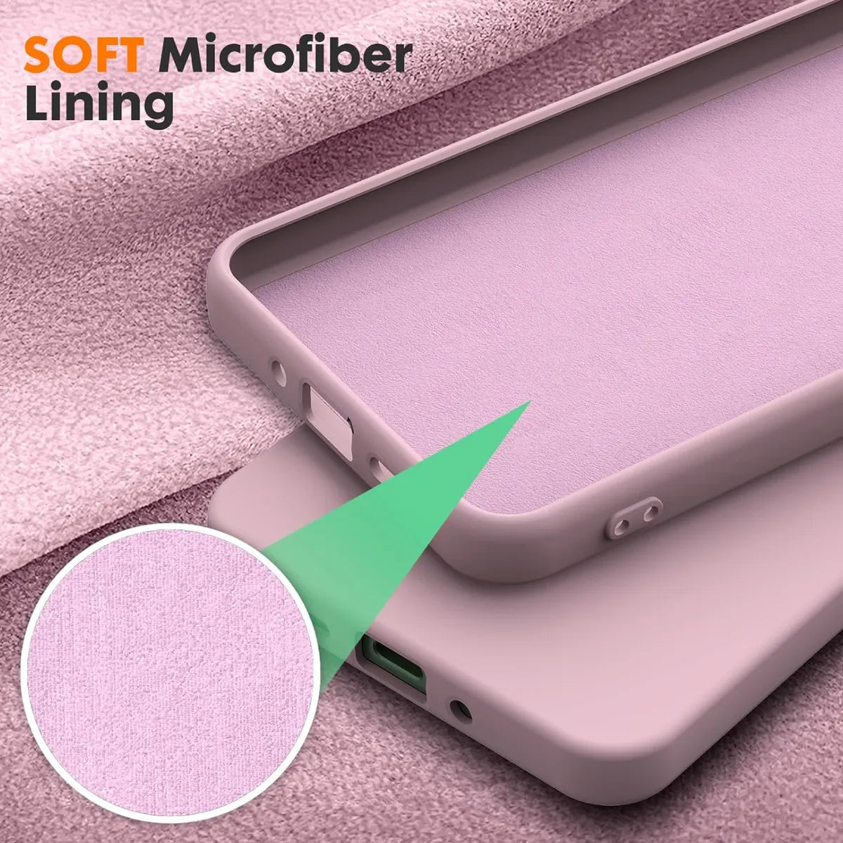 Funda Protectora De Silicona Para Xiaomi Redmi 13c