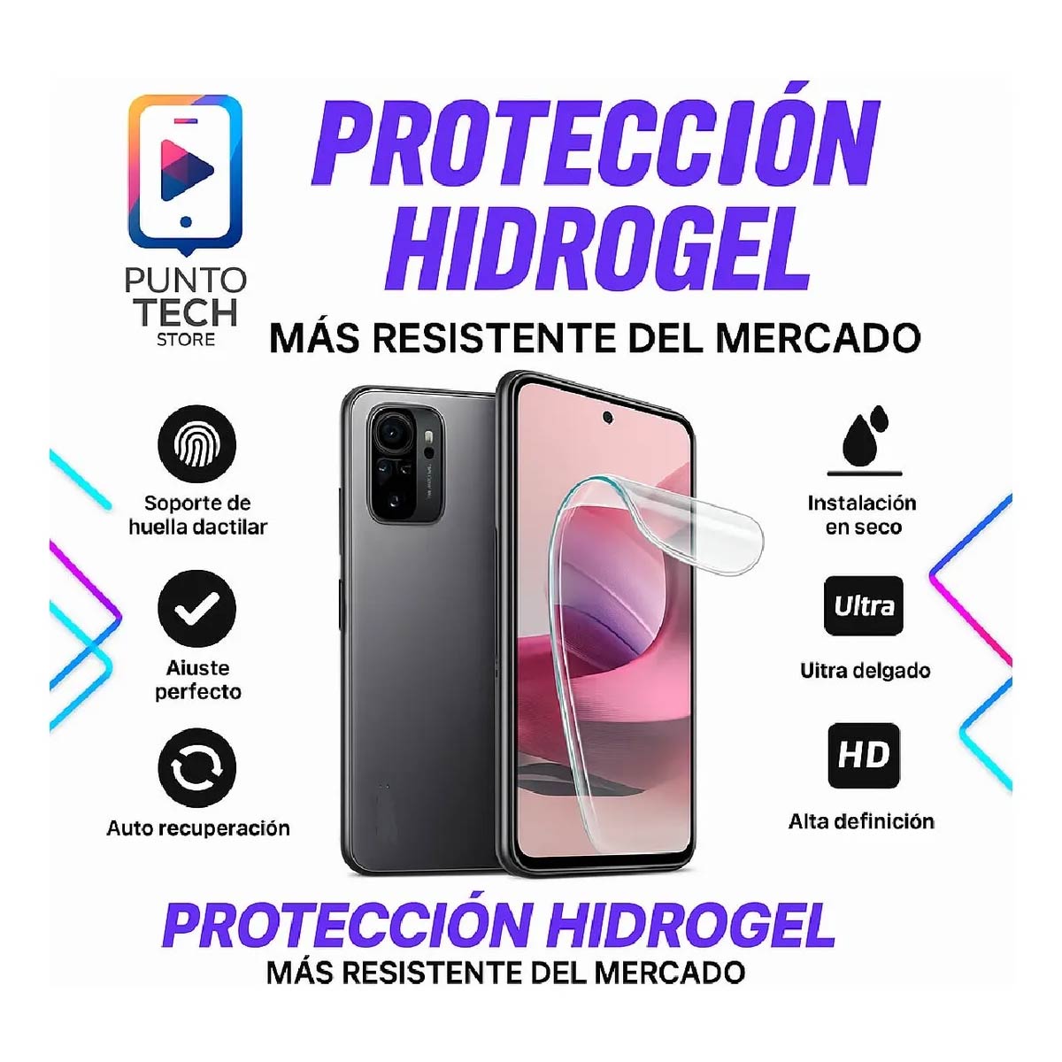 Lámina Hydrogel Protector De Pantalla Hidrogel Para Todos Los Modelos Honor