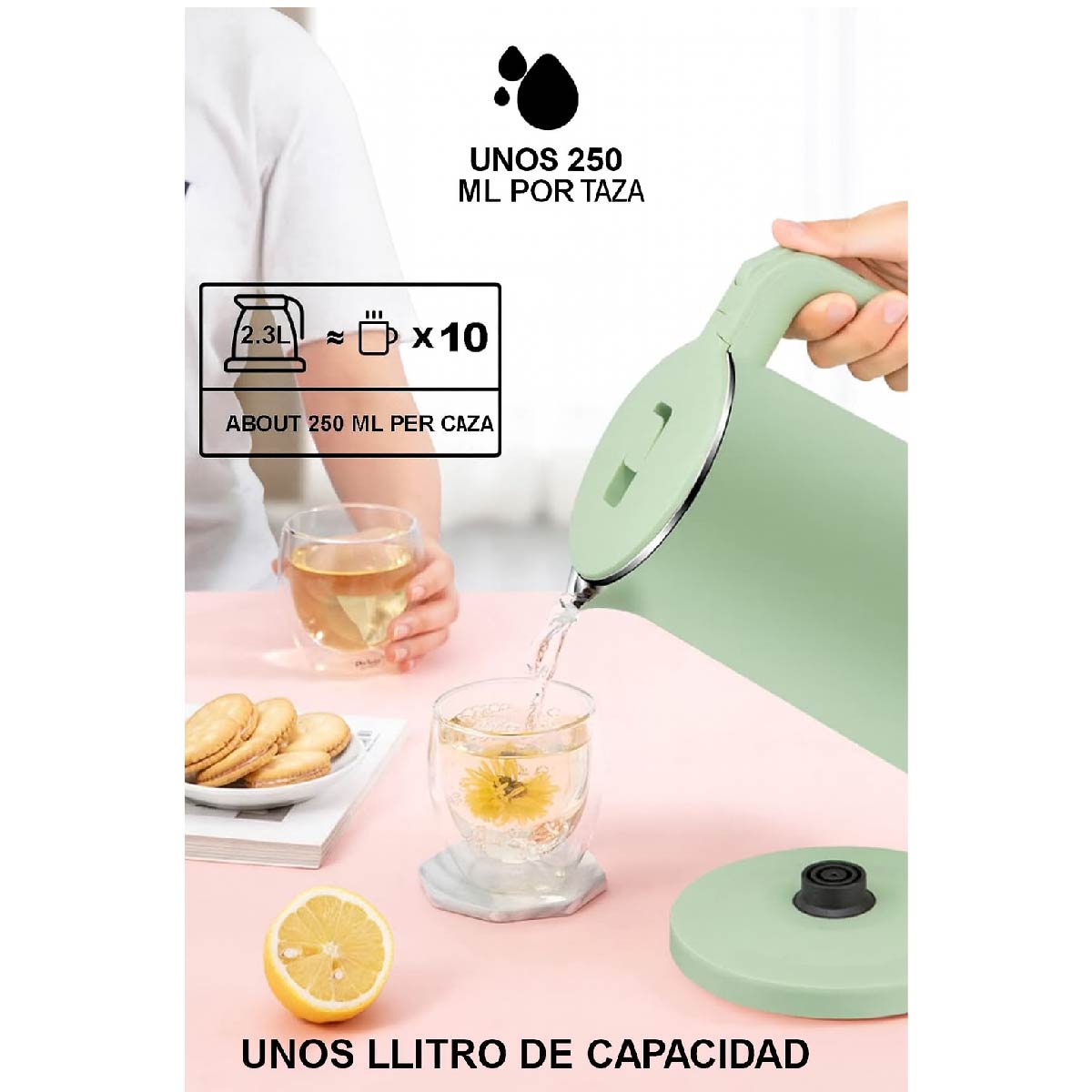 Jarra Electrica Electric Kettle 2.3 Litros