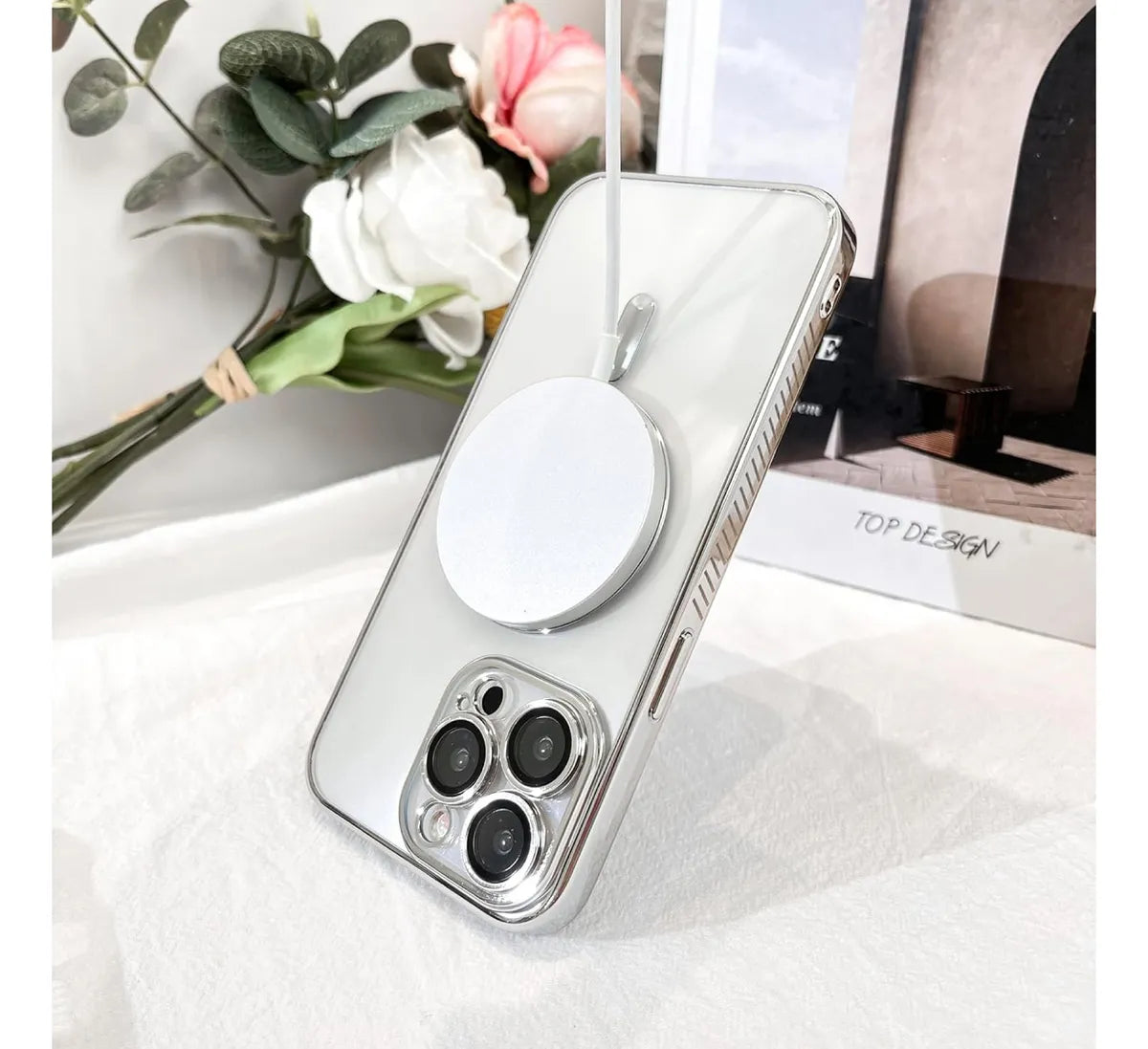 Funda Protectora Magnetica Magsafe Cover Para iPhone 13 Comun