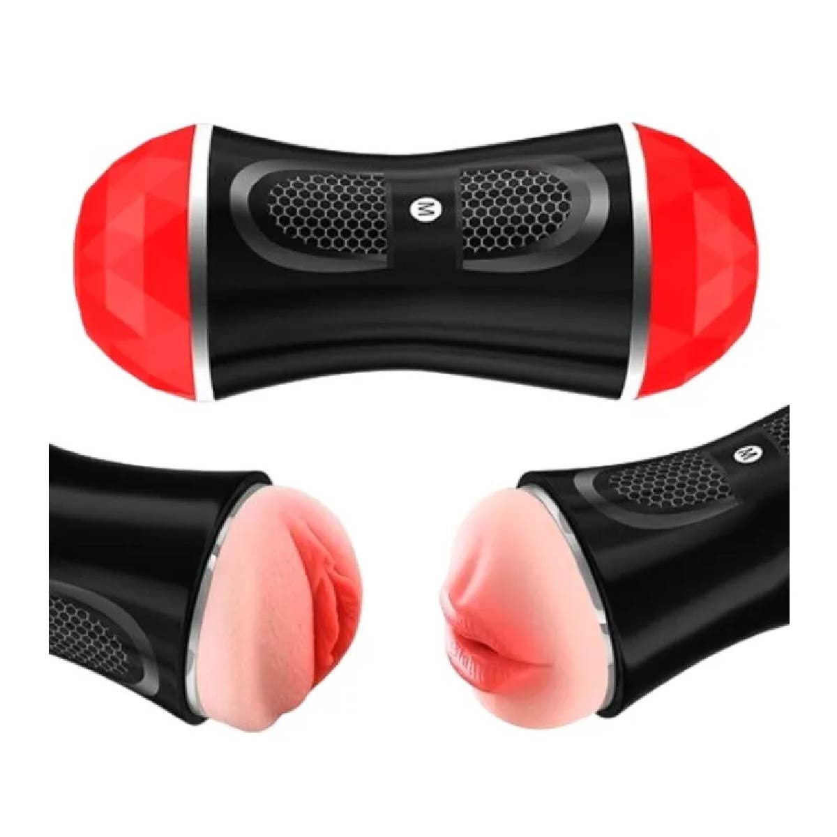 Masturbador Masculino 2 En 1 Boca Vagina Realista