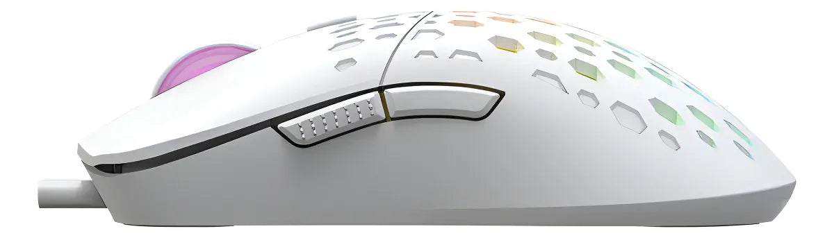 Mouse Gamer Rgb Pc Usb 6 Botones 8000 Dpi Xtrike Me Gaming Color Blanco