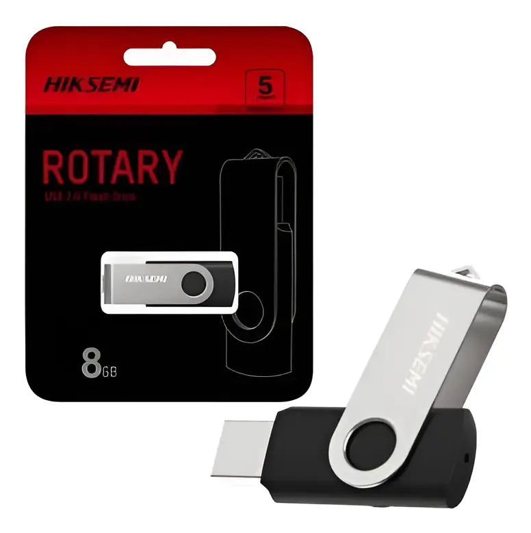 Pendrive 8GB USB 2.0 Rotary Hiksemi