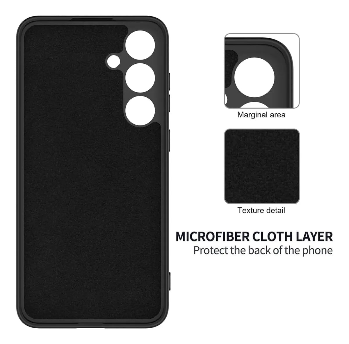 Funda Protectora De Silicona Para Samsung S23 Comun