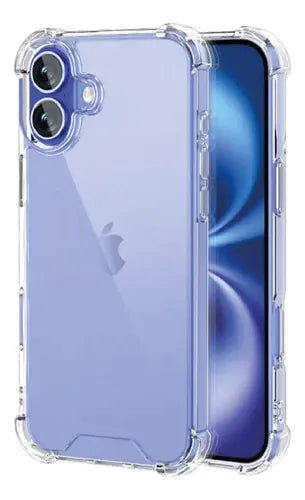 Carcasa Transparente Antishock Con Bordes Reforzados Para iPhone 17
