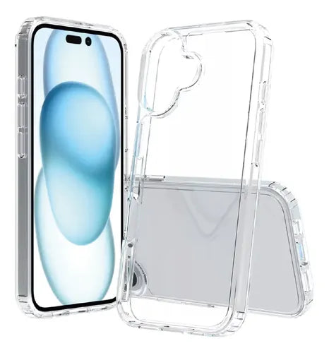 Carcasa Transparente Antishock Con Bordes Reforzados Para iPhone 17