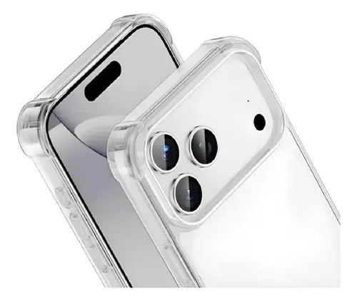 Carcasa Transparente Antishock Con Bordes Reforzados Para iPhone 17 Pro