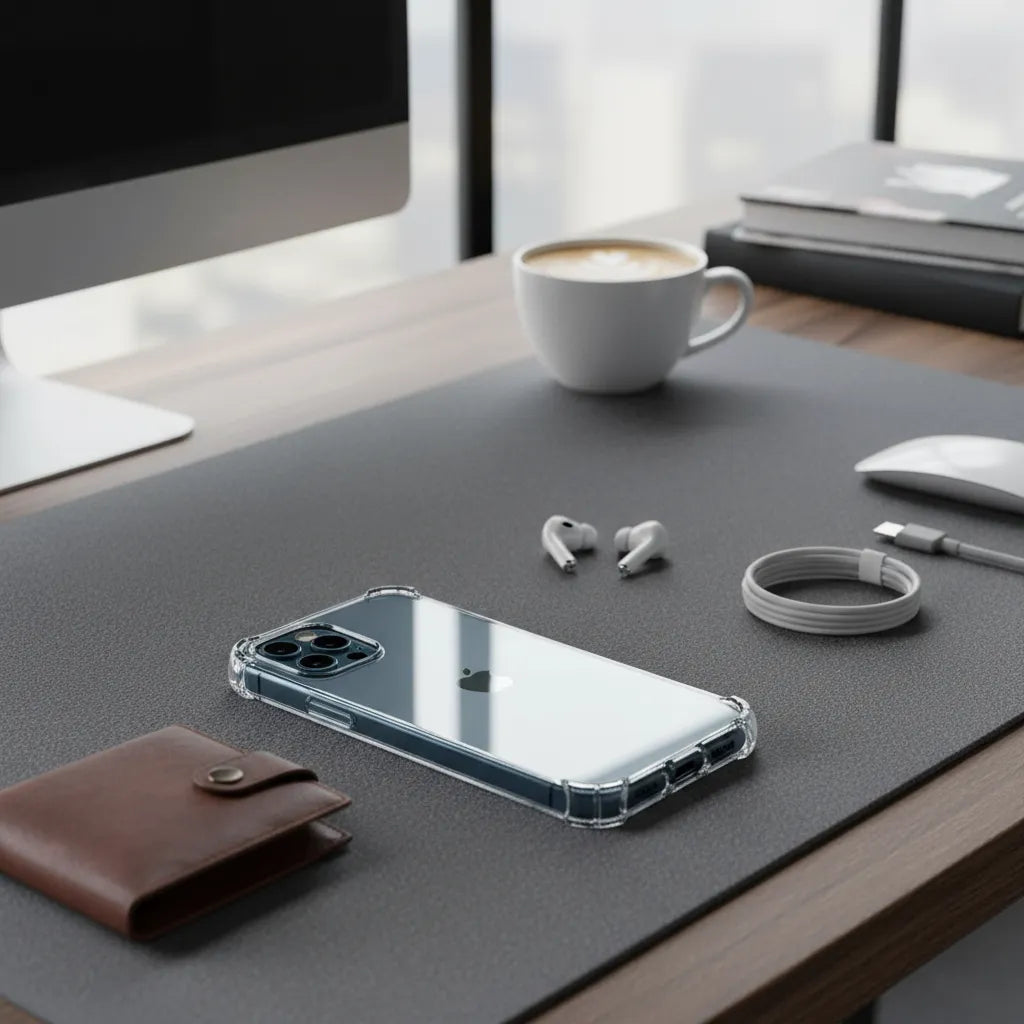 Protector Transparente AntiShock Con Bordes Reforzados Para iPhone 11 Pro Max