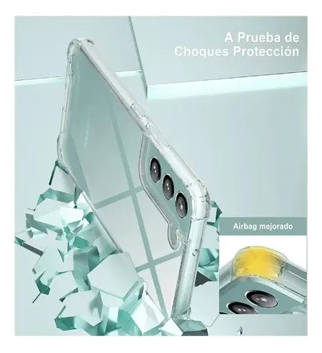 Protector Transparente AntiShock Con Bordes Reforzados Para Samsung S10