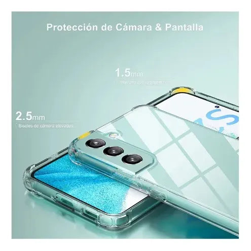 Protector Transparente AntiShock Con Bordes Reforzados Para Samsung S25 FE