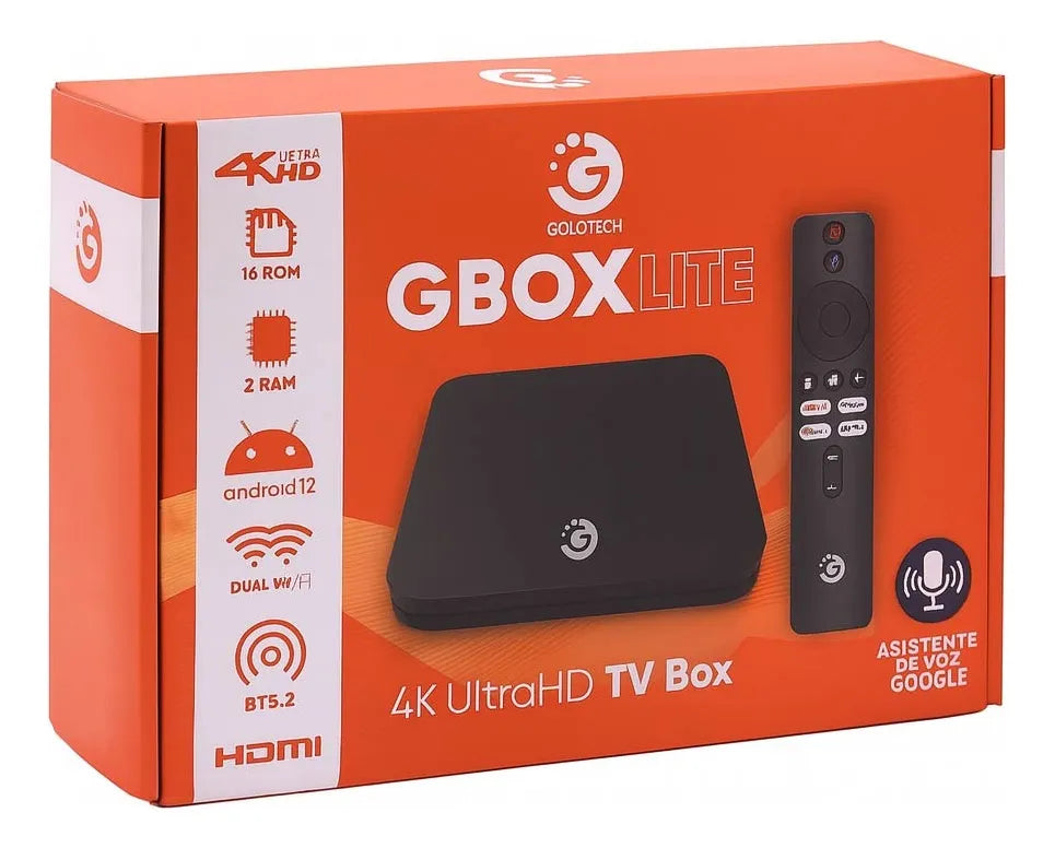 TV Box Goldtech JTACCAV192 – 4K Ultra HD + Asistente de Voz Google