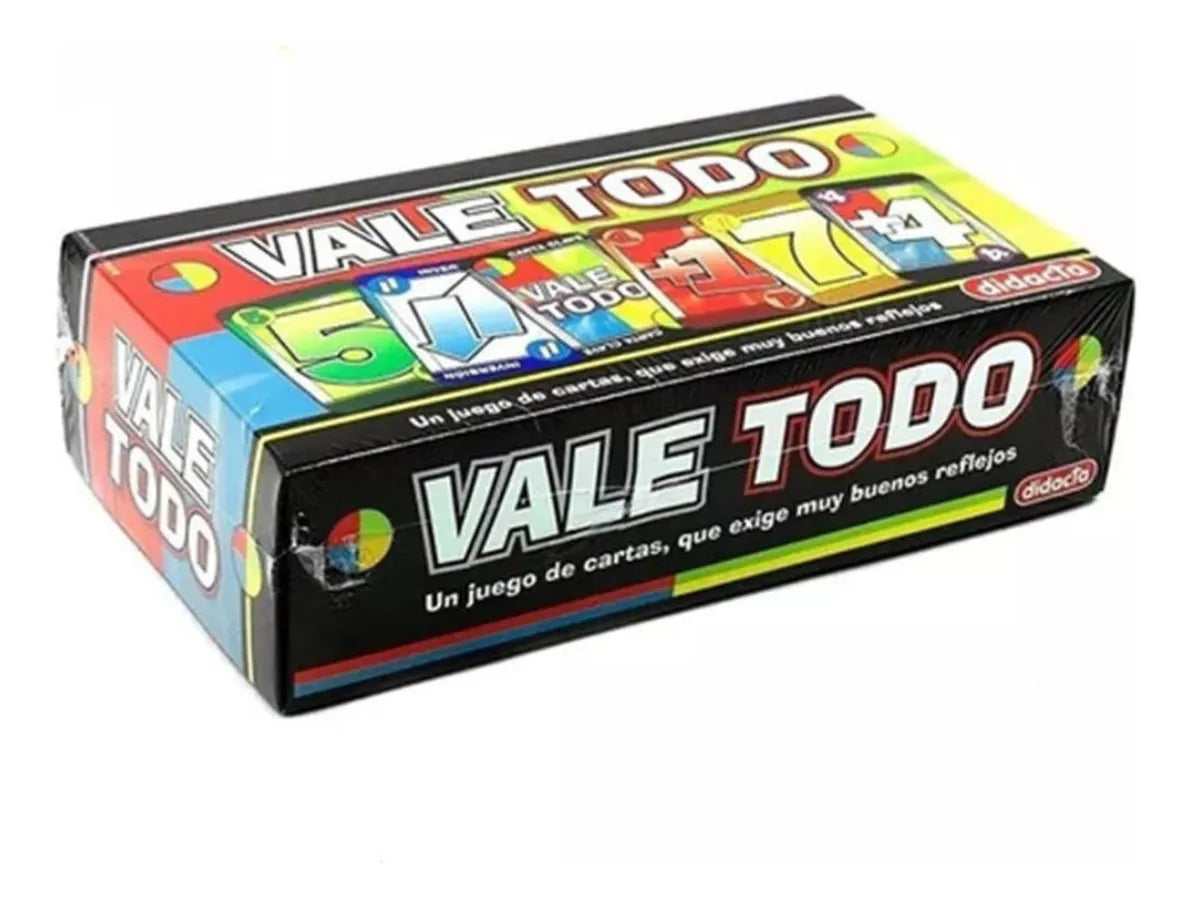 Vale Todo - Didacta - + 7 Años - Juego De Cartas Y Reflejos