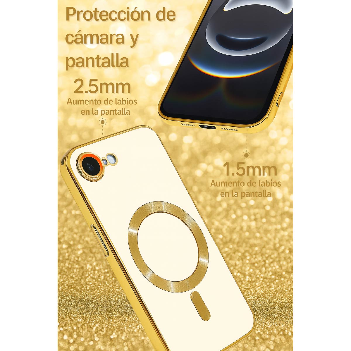 Funda Protectora Magnetica Magsafe Cover Para iPhone 16E