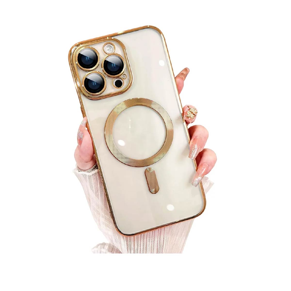 Funda Protectora Magsafe Magnetica Cubre Camara Para iPhone 14 Pro Max