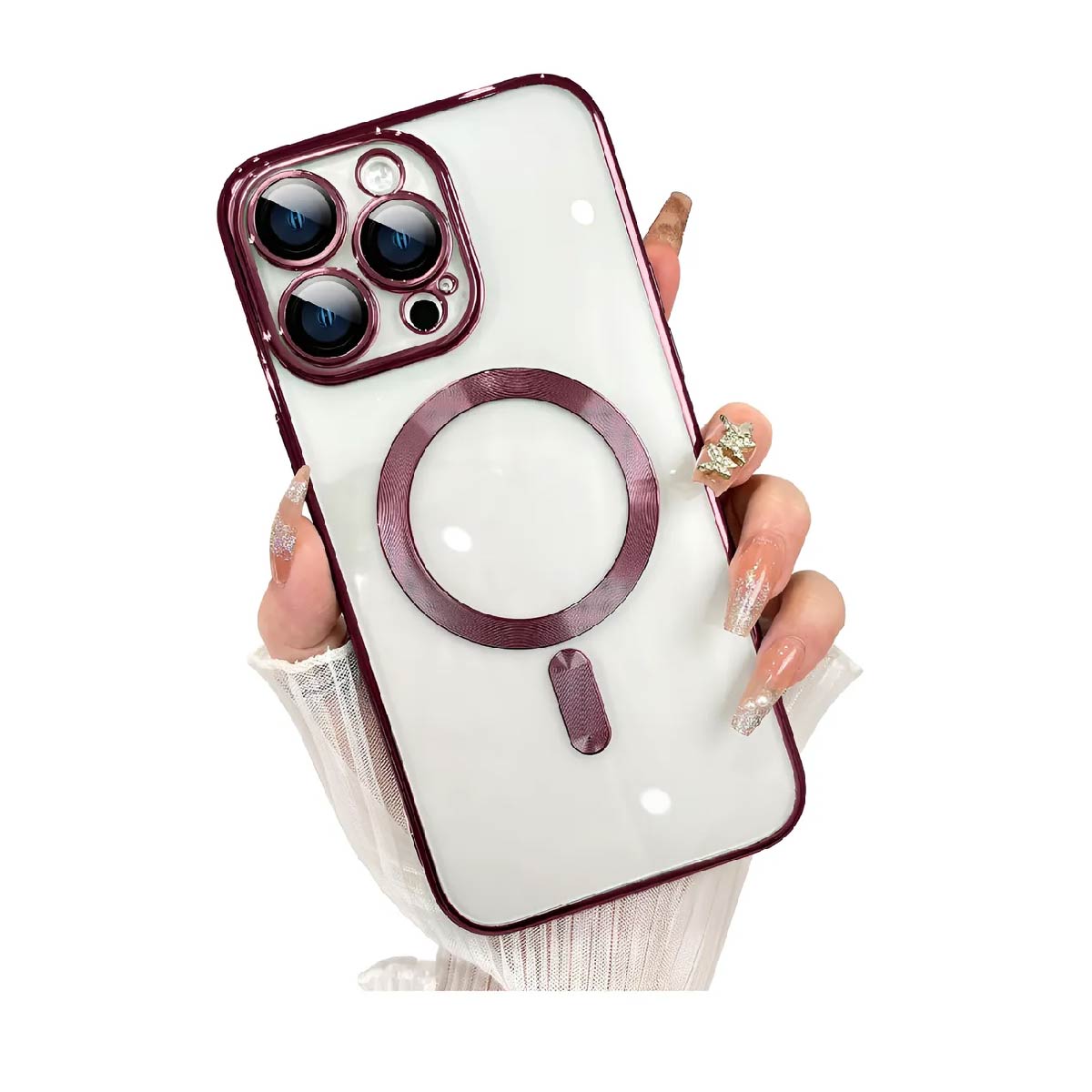 Funda Protectora Magsafe Magnetica Cubre Camara Para iPhone 14 Pro Max