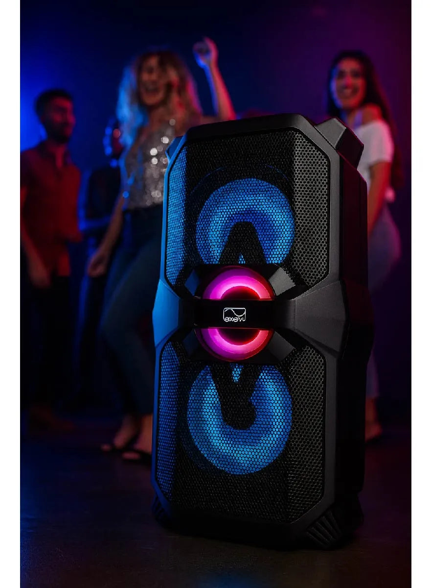 Parlante Bluetooth Ekv-pa-03 20w 2 X 26.5 3000 Mah Premium