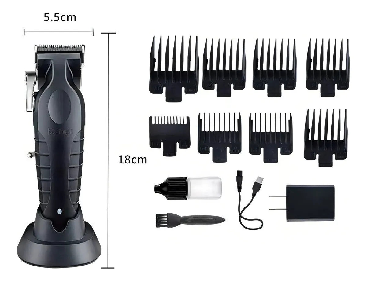 Cortadora de Pelo Profesional Kemei KM-2296 – Negro