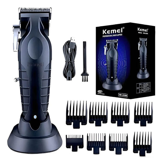 Cortadora de Pelo Profesional Kemei KM-2296 – Negro