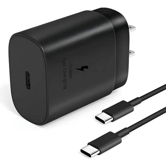 Cargador Tipo C 25w Carga Rápido Original Samsung + Cable