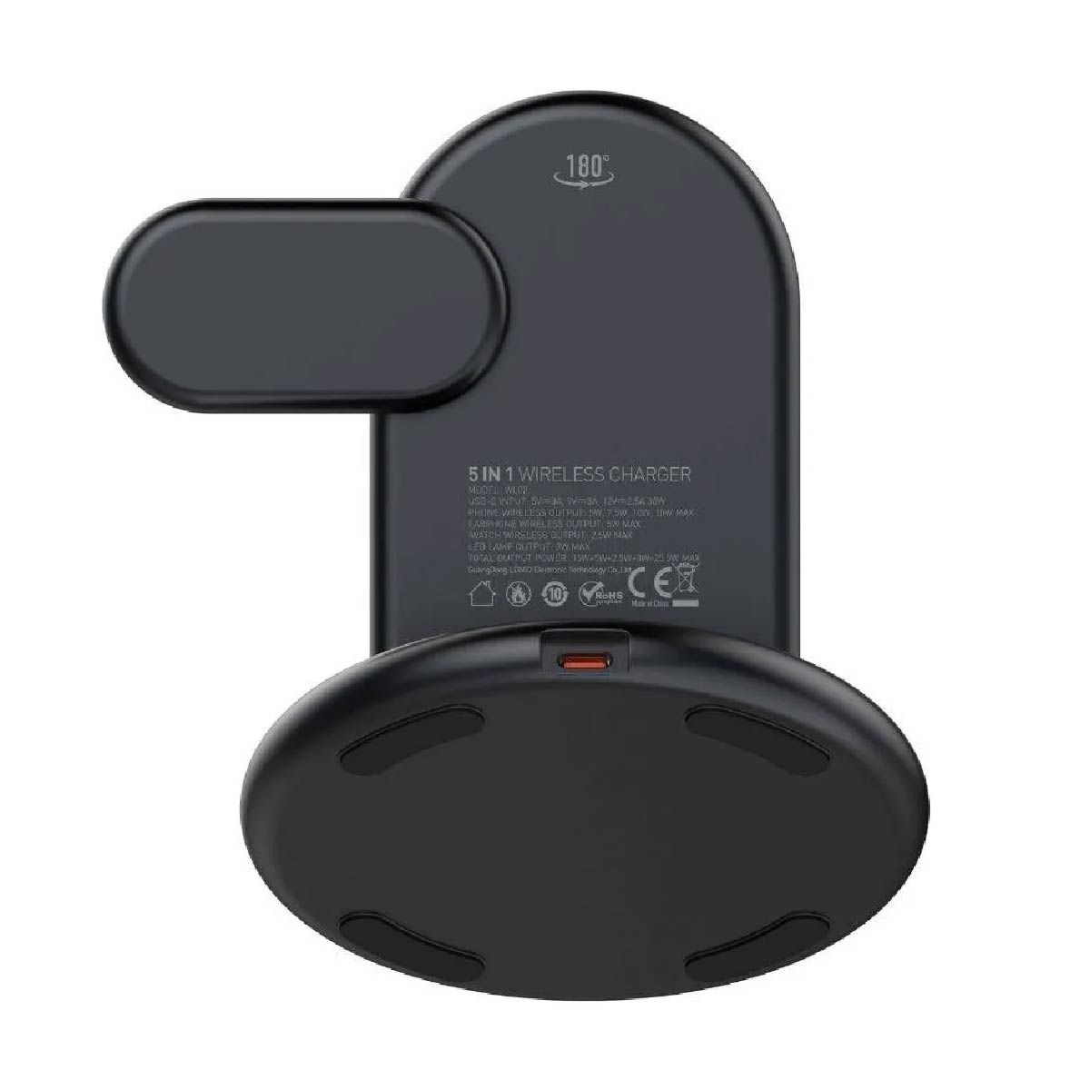 Estación Carga Inalámbrica 3 En 1 Para iPhone-iwatch-airpod