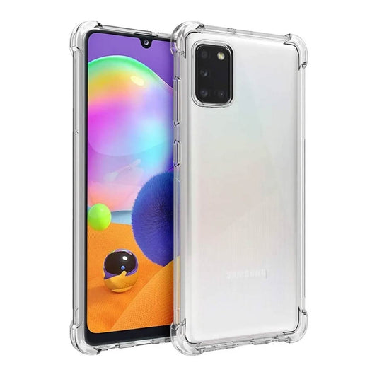Protector Transparente AntiShock Con Bordes Reforzados Para Samsung A02S