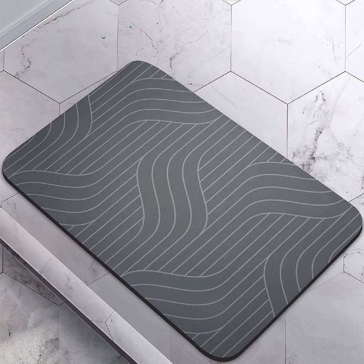 Alfombra Super Absorbente Secado Rápido Rígida De Diatomita