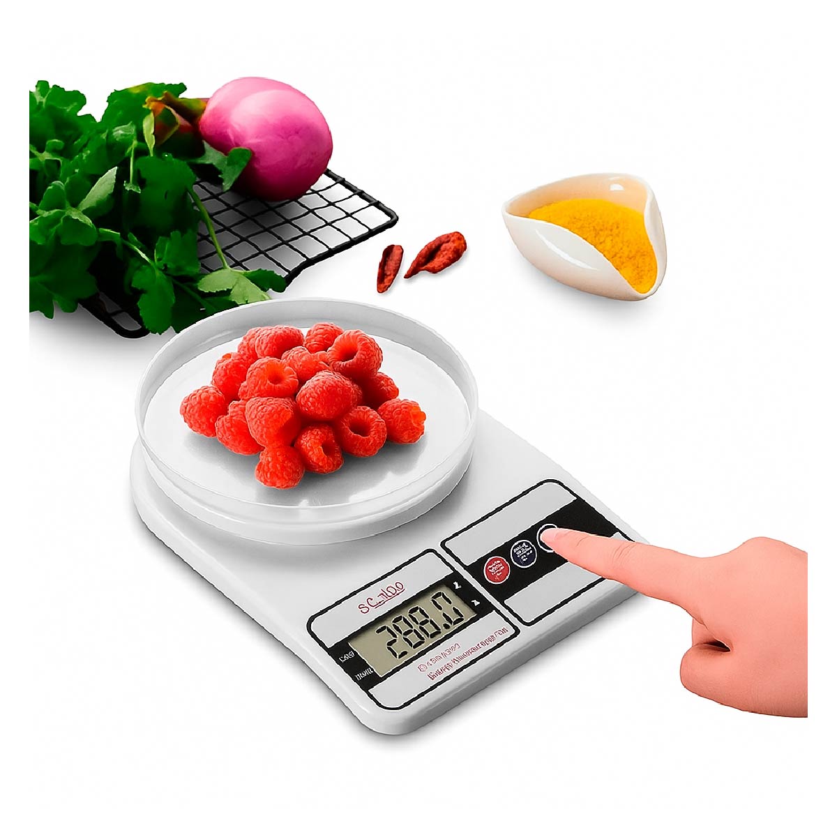 Balanza Digital 10 Kilos Precisión 1 Gramo Cocina Repostería