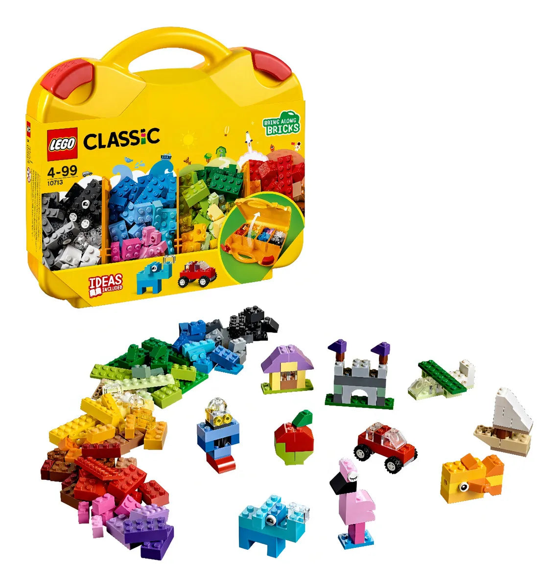 Bloques Para Armar Lego Classic 10713 213 Piezas En Maletín