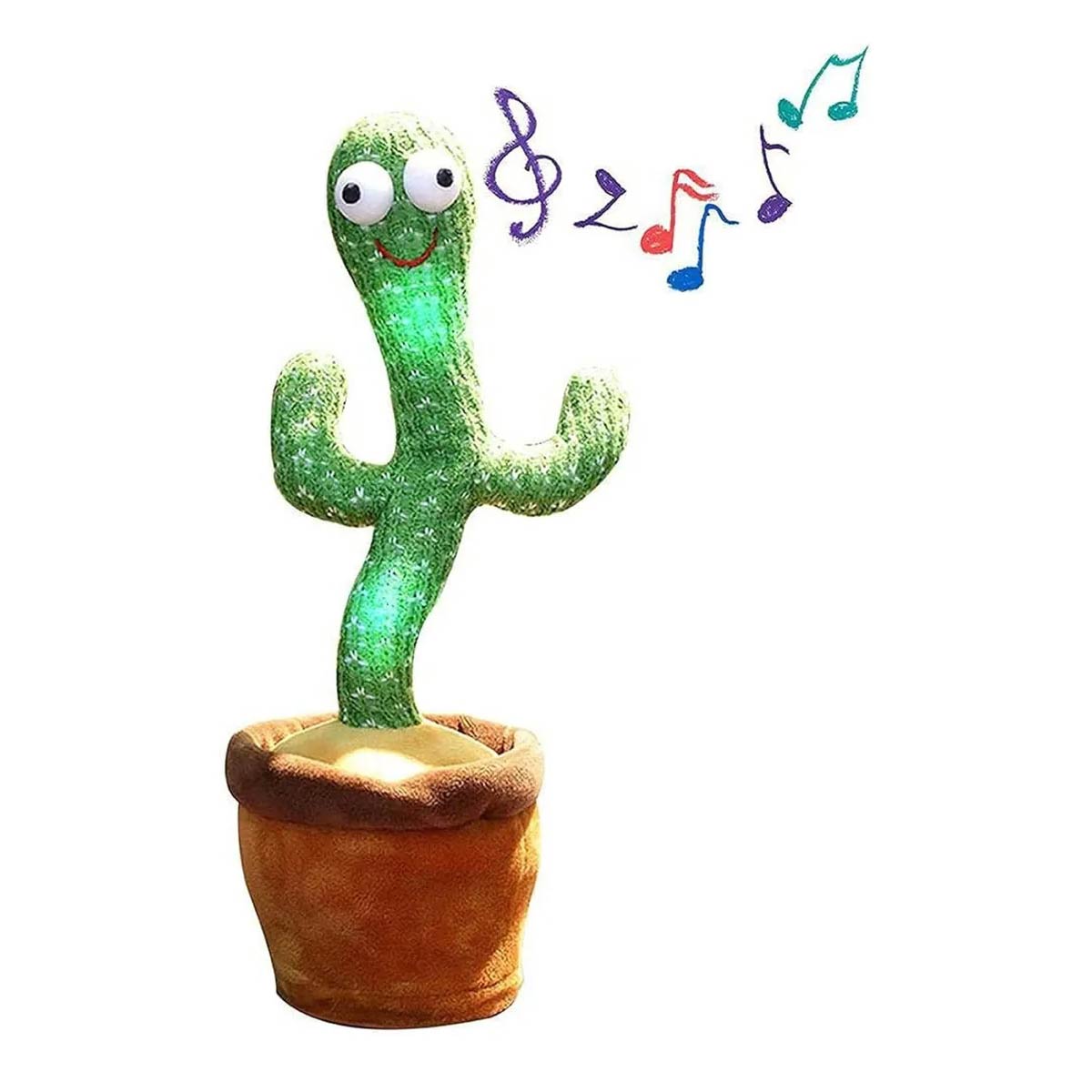 Cactus Planta Juguete Bailarin Baila Canta Habla Luces Usb