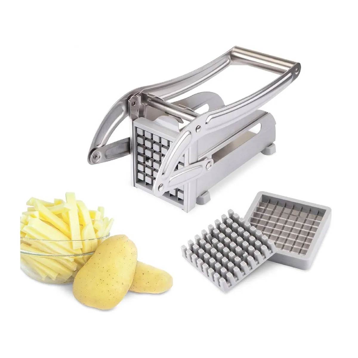 Cortador De Papas Fritas En Acero Inox - Bastones Vegetales