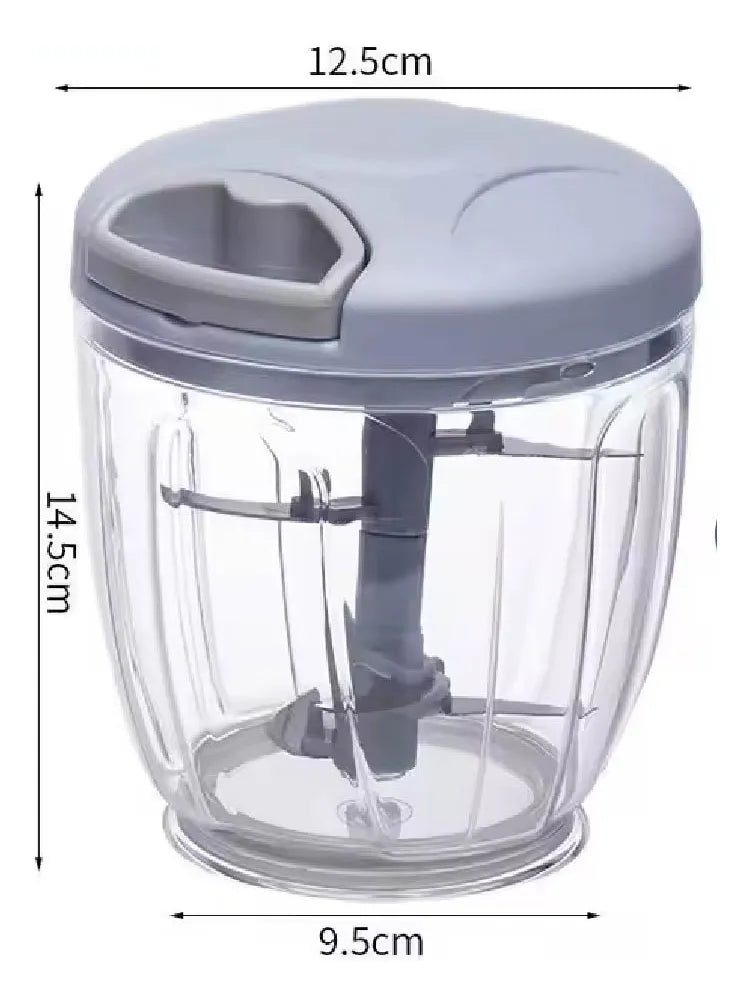 Cortador Procesador Manual De Alimentos Frutas Verduras