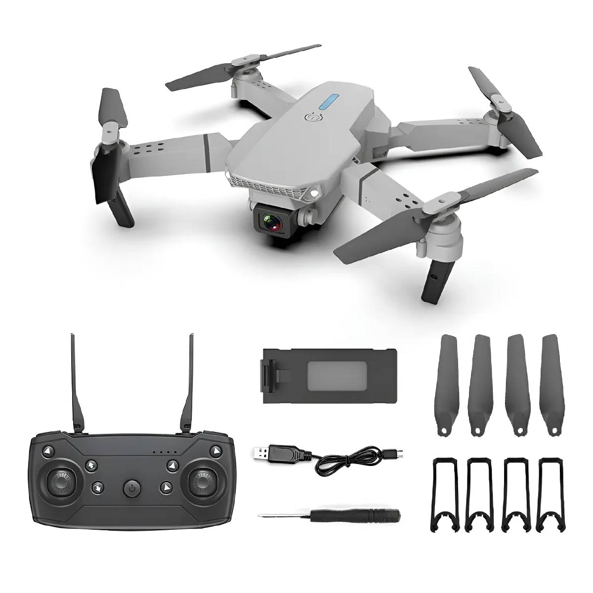 Drone Plegable Hd1080 Wifi Control Remoto+ Bolso Vuelo Smart