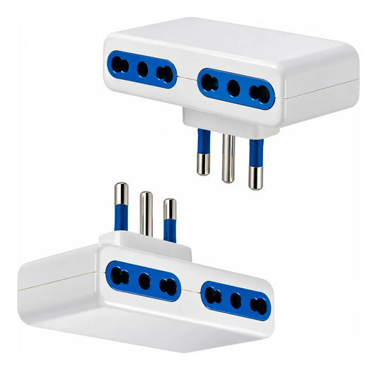 Adaptador múltiple 4 tomas 3 en línea