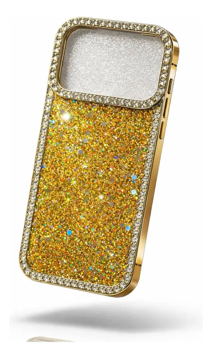 Protector Case Glitter Con Diamantes Para iPhone 17 Pro Max