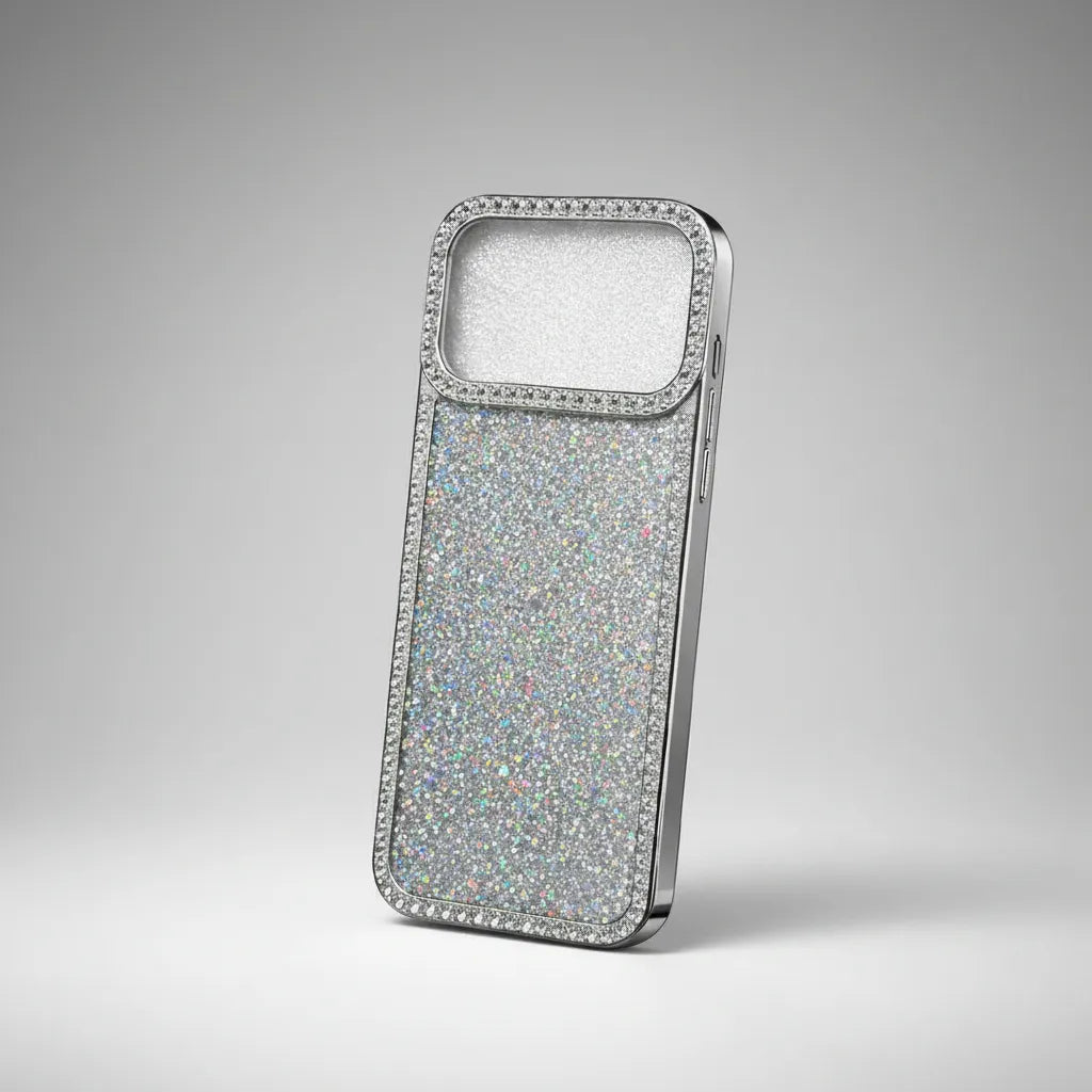 Protector Case Glitter Con Diamantes Para iPhone 17 Pro