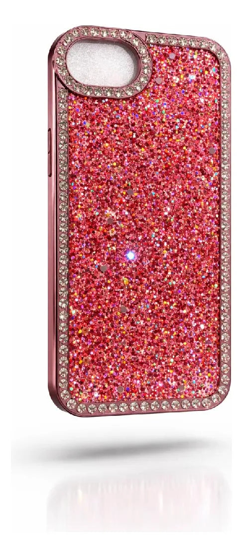 Protector Case Glitter Con Diamantes Para iPhone 16e