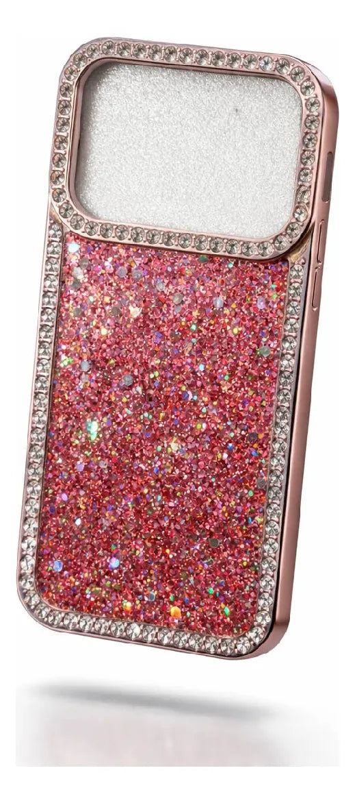 Protector Case Glitter Con Diamantes Para iPhone 17 Pro