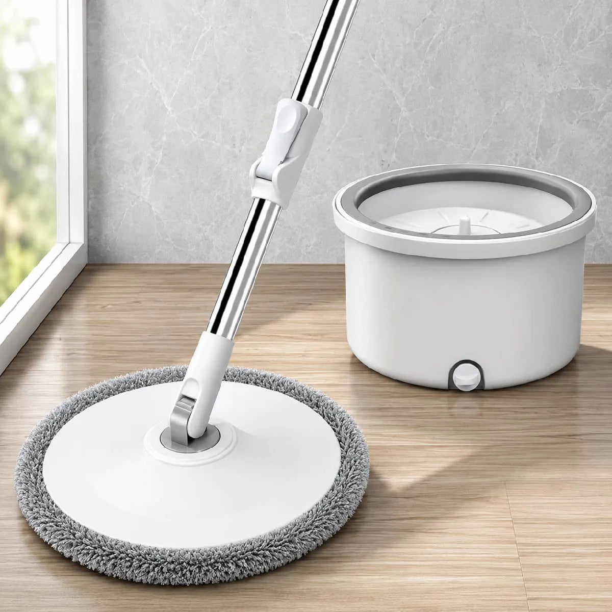 Balde con mopa giratoria 360